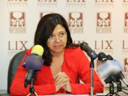 Ana Bertha Guzmán Alatorre diputada priista impulsora de la iniciativa.  /