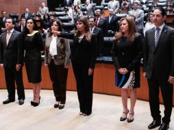 María del Pilar Ortega Martínez rinde protesta. NTX  /