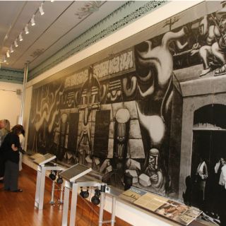 Mural de Siqueiros vuelve a exhibirse en Los Ángeles