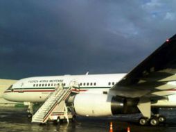 Imagen del avión presidencial TP01. ARCHIVO  /