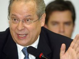 Fotografía de archivo del 27 de septiembre de 2005 del ex ministro brasileño José Dirceu en Brasilia. EFE  /