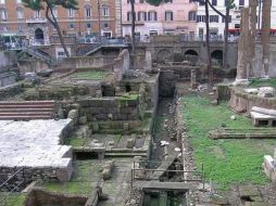 Científicos españoles afirman que en la Curia de Pompeyo es donde fue apuñalado Julio César. AP  /