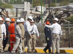 A tres semanas de la explosión 10 de los 46 trabajadores que resultaron lesionados continúan hospitalizados. ARCHIVO  /