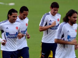 La selección colombiana se prepara física y mentalmente para el partido ante Paraguay. EFE  /