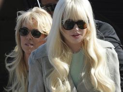 Lindsay Lohan y su madre Dina tuvieron un violento encuentro. ARCHIVO  /