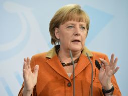 Angela Merkel no quiso comentar la iniciativa planteada por la directora general del FMI. AFP  /