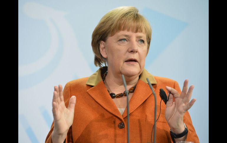 Angela Merkel no quiso comentar la iniciativa planteada por la directora general del FMI. AFP  /