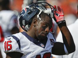 Foto de archivo de Trindon Holliday (16) antes del inicio de un partido contra los Broncos de Denver en Denver. AP  /