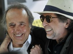 Los cantantes españoles Joan Manuel Serrat y Joaquín Sabina están de visita en México. EFE  /