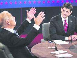 ELOCUENTE. Joe Biden fue más agresivo que  Ryan, lo que podría beneficiar en preferencias a Obama. EFE  /