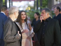 La actriz Ángela Molina fue la única representante en Los Ángeles del reparto de la película. EFE  /