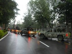 La situación de riesgo originó una persecución del Ejército contra hombres armados. ARCHIVO  /