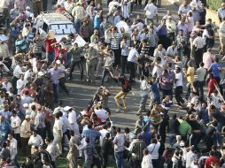 Los choques se produjeron entre partidarios de los Hermanos Musulmanes, y opositores al mandatario. EFE  /