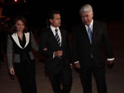 El presidente electo se encuentra de visita en España. NTX  /