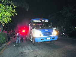 El primero. Un chofer de la ruta 622 fue el primer asesinado a primera hora del pasado jueves. ESPECIAL  /