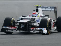 El piloto jalisciense no pudo entrar a la Q3. AP  /