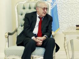 Brahimi llegó a Bagdad en el marco de una gira por la región en la que ha visitado Arabia Saudí, Turquía e Irán. AP  /