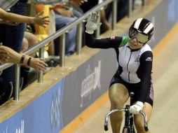 La ciclista sinaloense Daniela Gaxiola. ARCHIVO  /