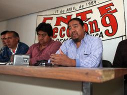 El dirigente y ex dirigente de la CNTE fueron detenidos la tarde de este lunes. ARCHIVO  /