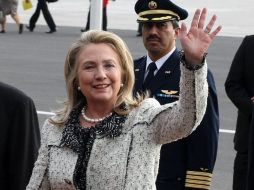 La secretaria de Estado hizo la declaración a  medios de su país durante su visita en Perú. AFP  /