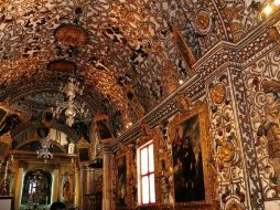 Especialistas del INAH concluyeron la restauración de más de 50 obras religiosas en la Capilla del Santo Cristo, Oaxaca. EL UNIVERSAL  /