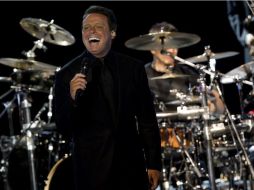 El cantante apareció en el escenario pero se mostró muy hermético. ARCHIVO  /