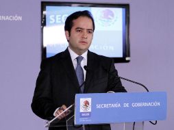 El secretario Poiré firmó el Acuerdo de Cooperación entre el Gobierno de México y la ONU para combatir al narco. ARCHIVO  /