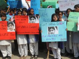 La comunidad musulmana en el Reino Unido se sumó a los buenos deseos para la recuperación de Malala. AFP  /