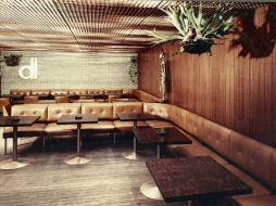 La decoración del interior del ''lounge'' Drugstore Louise, 1963, de la que se encargó el diseñador de mobiliario Jules Wabbes. EFE  /