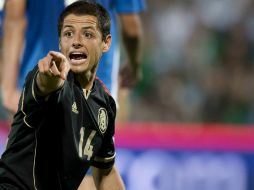 El delantero tapatío se ubica entre los diez mejores goleadores de la Selección. MEXSPORT  /