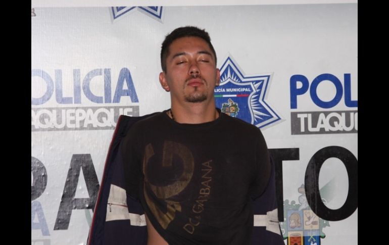El detenido es quien dijo llamarse Alejandro López Ponce, de 29 años de edad, con domicilio en la Colonia Insurgentes.  /