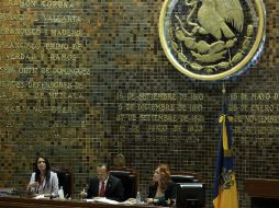 De nueve integrantes en la comisión, solo acudieron a la cita cuatro. ARCHIVO  /