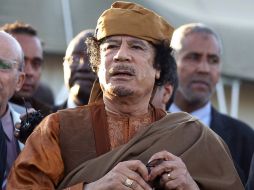 Según la versión de las autoridades libias de transición, Gaddafi murió en un tiroteo en el momento de su captura. ARCHIVO  /
