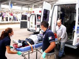 Autoridades reportaron seis lesionados de gravedad. EL UNIVERSAL  /