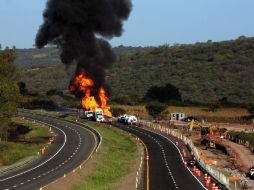 Protección Civil Jalisco señala que lo ocurrido fue sólo un flamazo de grandes dimensiones. AFP  /