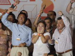 La presidenta del sindicato magisterial, Elba Esther Gordillo (c), durante la reunión plenaria.EL UNIVERSAL  /