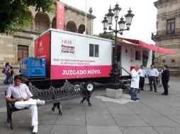 Del 23 de octubre de 2010 al 07 de octubre del 2012, el juzgado móvil ha entregado mil 836 multas.  /