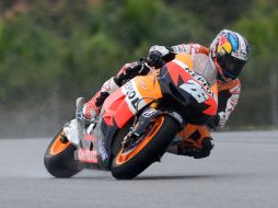 Dani pedrosa a bordo de la Honda se quedo con el primer lugar en Sepang. AFP  /