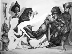 Sorpresa. La ilustradora se dejó llevar por los resultados de su proceso creativo. ESPECIAL  /