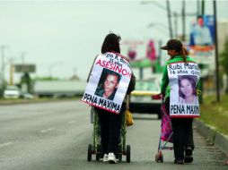 Crimen. El 16 de diciembre de 2010 asesinaron a la activista Marisela Escobedo en Chihuahua. Aquí una protesta tras su muerte. EFE  /
