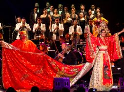 Sinfónica y banda, para los asistentes al Cervantino. XINHUA  /