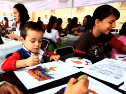 El concurso tiene como objetivo fomentar las expresiones creativas en la niñez mexicana a través de la pintura. ARCHIVO  /