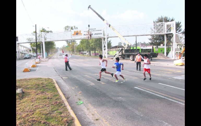 La estructura. La Sedeur asegura que instalar el puente fue una decisión tomada en acuerdo con los vecinos de la zona.  /