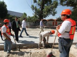 Hoy el presidente municipal de Guadalajara, Ramiro Hernández García, visitó la obra para conocer su grado de avance.  /