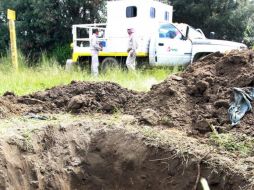 Personal del sector Ductos de Pemex Refinación desarticuló las conexiones ilícitas. ARCHIVO  /