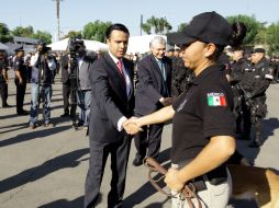 El alcalde zapopano, Héctor Robles, asegura que se pretende tener una comunicación directa entre elemento policiacos y ciudadanos.  /