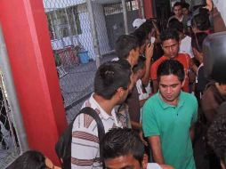 Los estudiantes salieron del penal Francisco J. Mújica. EL UNIVERSAL  /