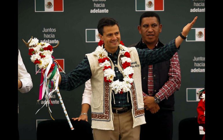 Peña Nieto realiza una gira por su natal Estado de México. EL UNIVERSAL  /