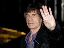 Mick Jagger a su llegada al evento en París.  La vuelta al escenario del grupo se preveía en noviembre en Londres.  /