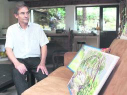 ARTISTA. El pintor Jorge Monroy, colaborador de esta casa editorial, tendrá la exposición Pueblos de Jalisco.  /